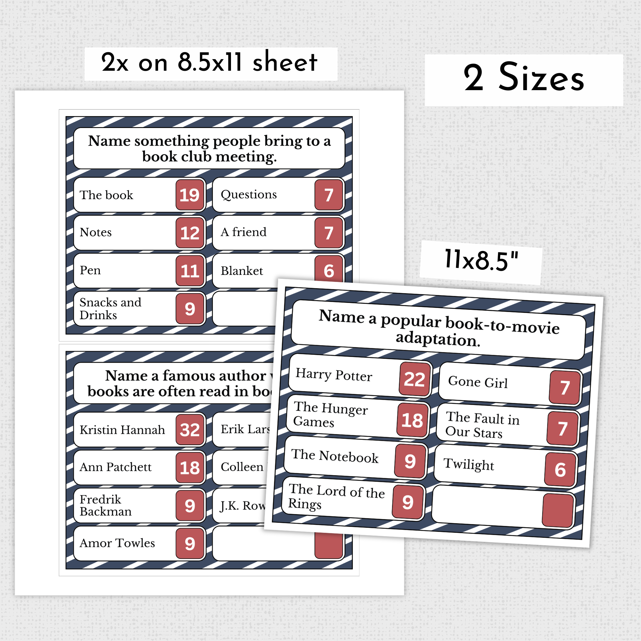 Book Club Squabble Game
