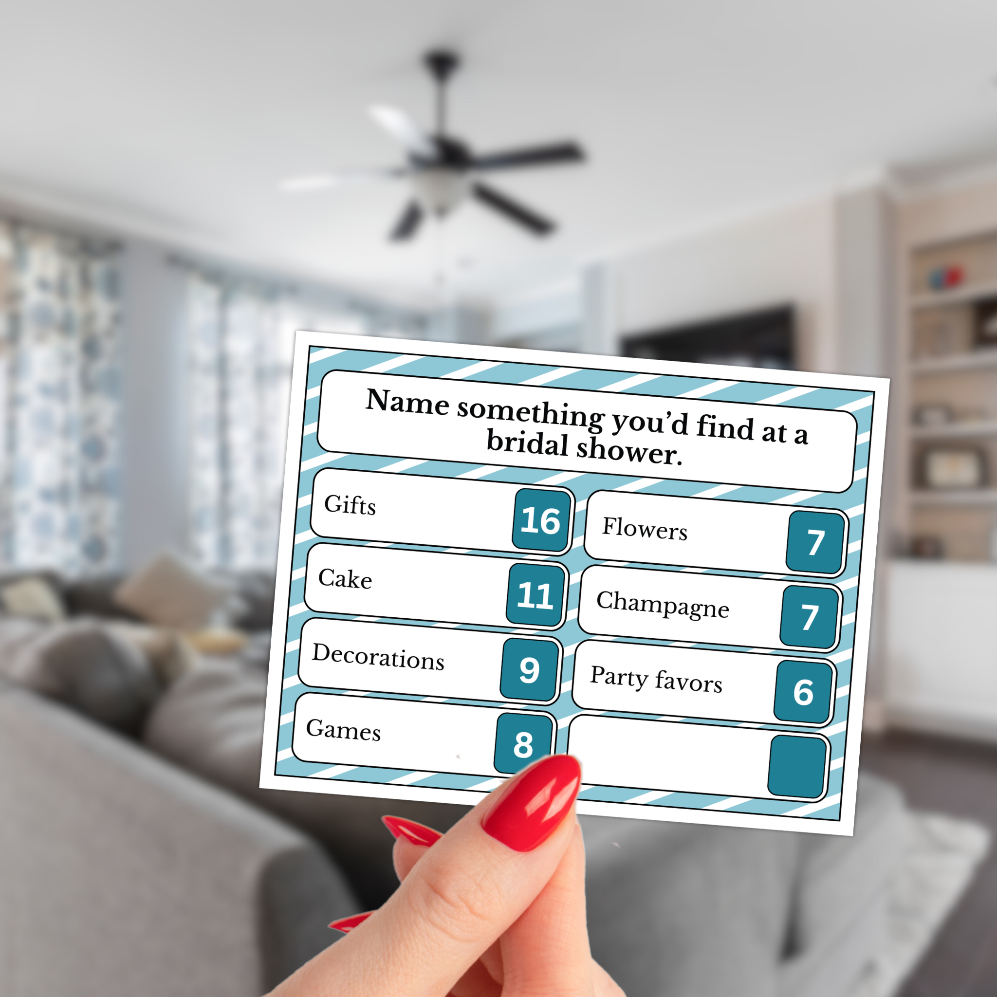 Bridal Shower Squabble Game