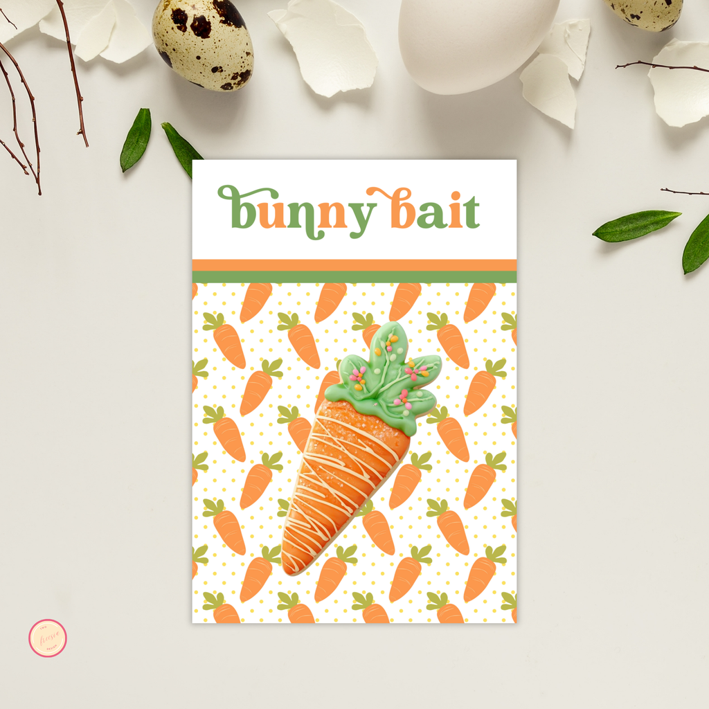 Bunny Bait Cookie Card