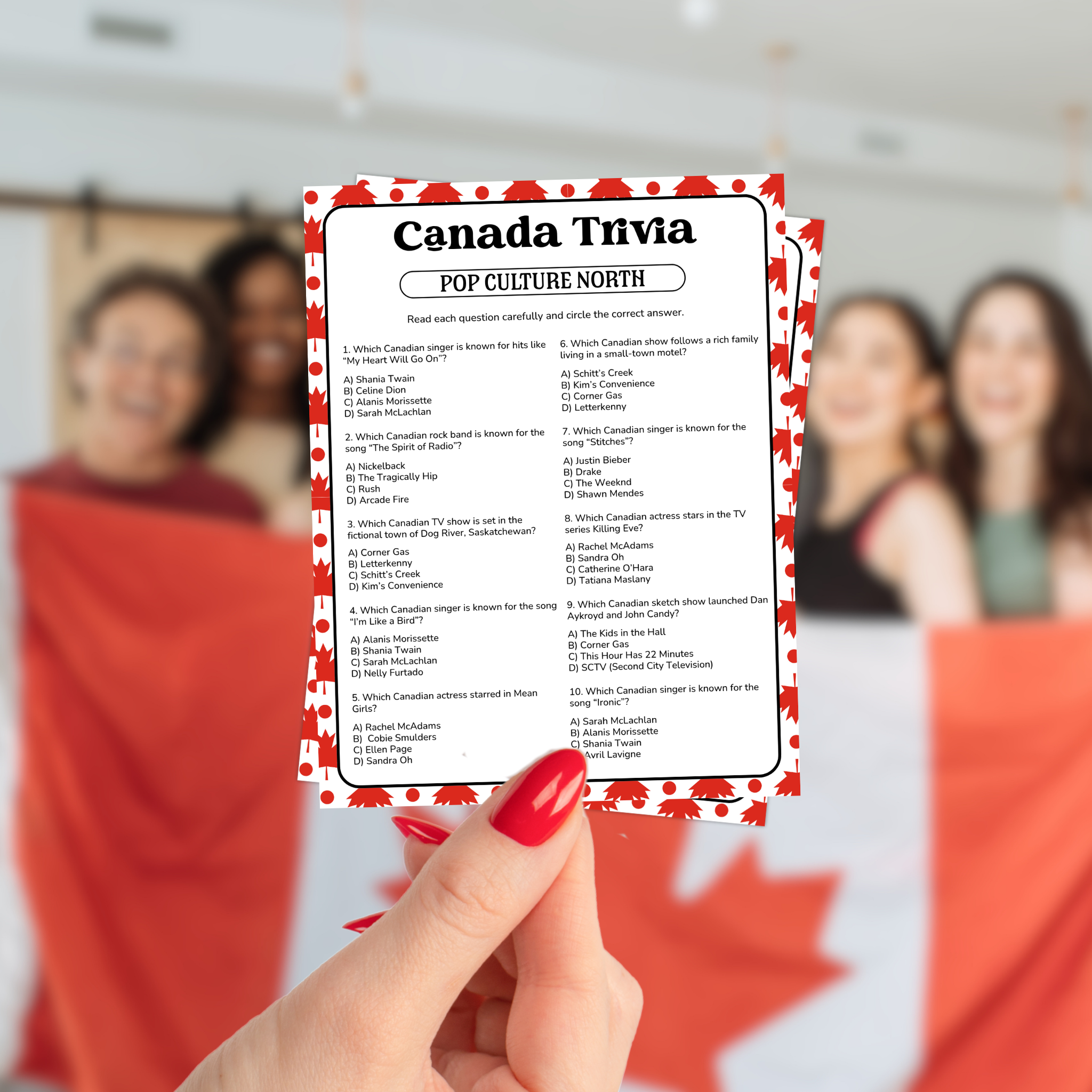 Canada Trivia Game Bundle