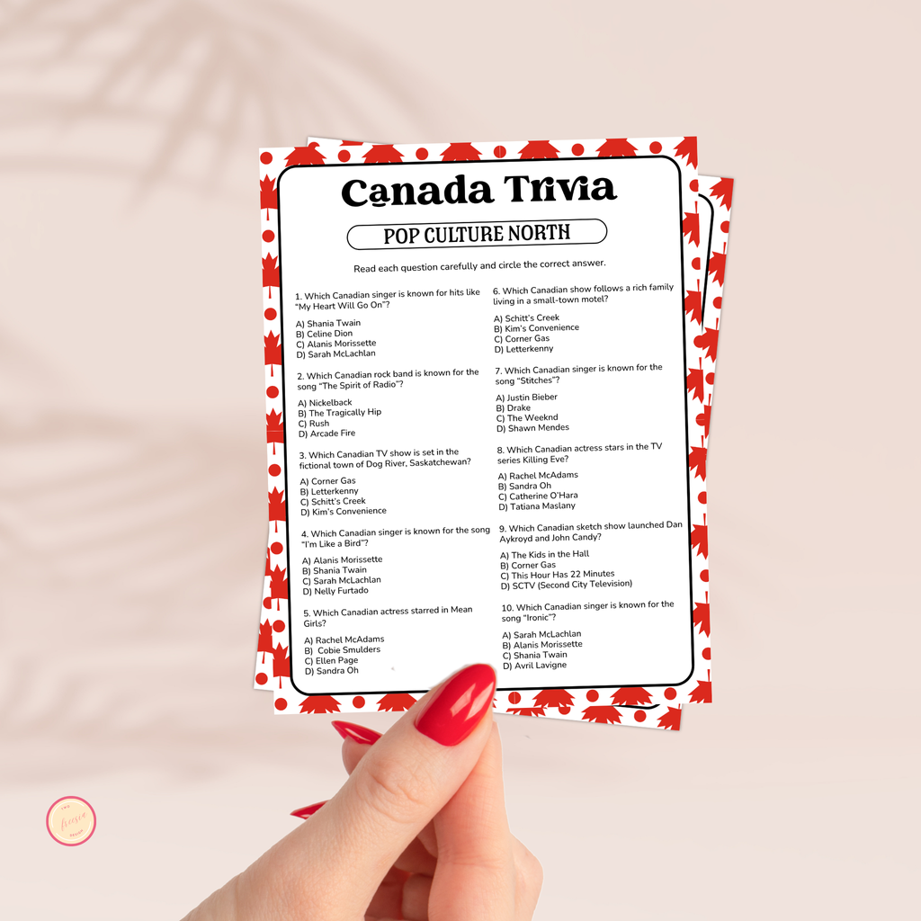 Pop Culture North | Canada Trivia