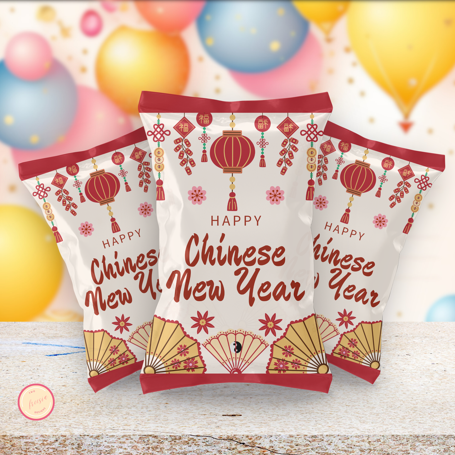 Chinese New Year Chip Bag