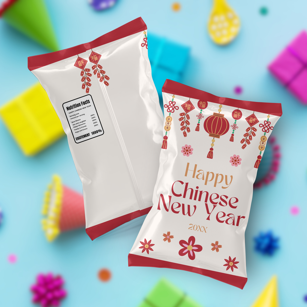 Chinese New Year Chip Bag Printable