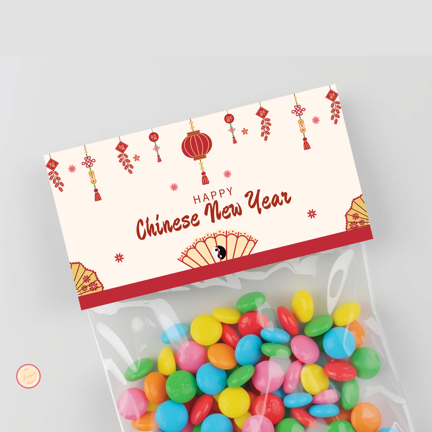 Lunar New Year Treat Bag Topper
