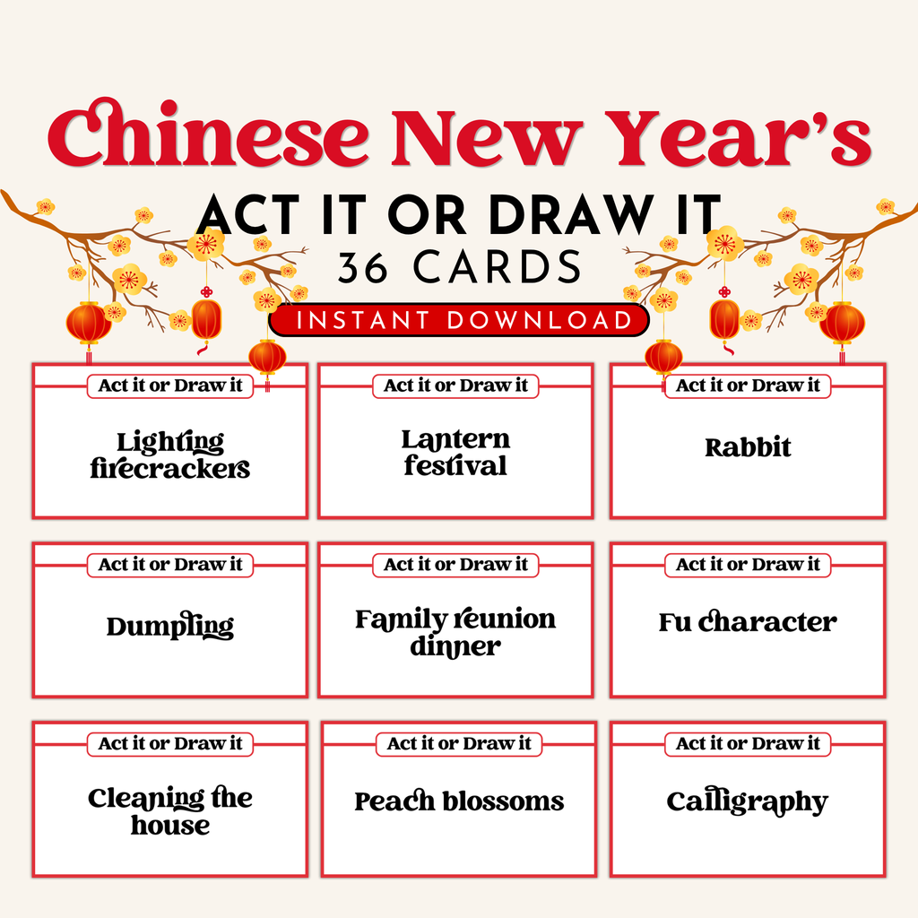 CNY Act It or Draw It