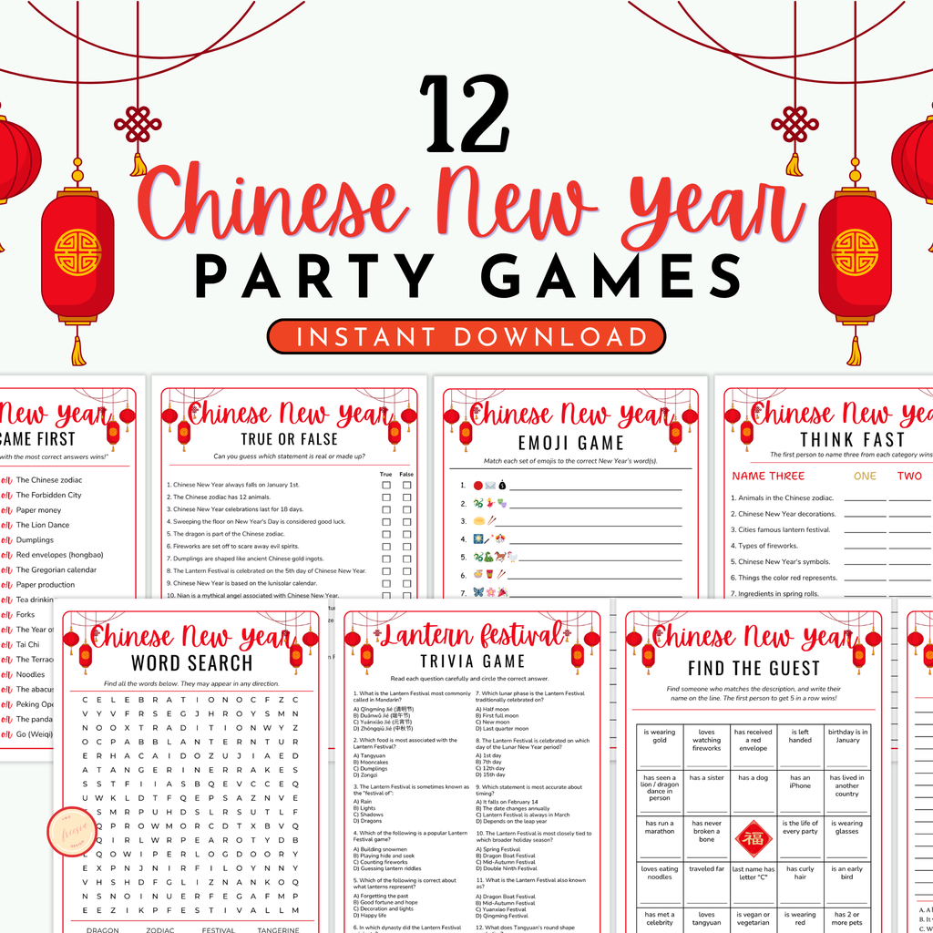 12 CNY Party Games