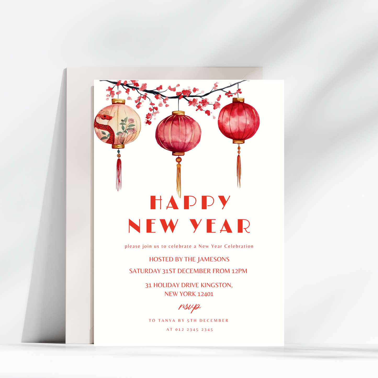 Chinese New Year Invitation