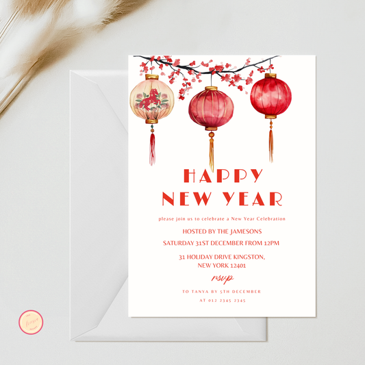 Chinese New Year Invitation