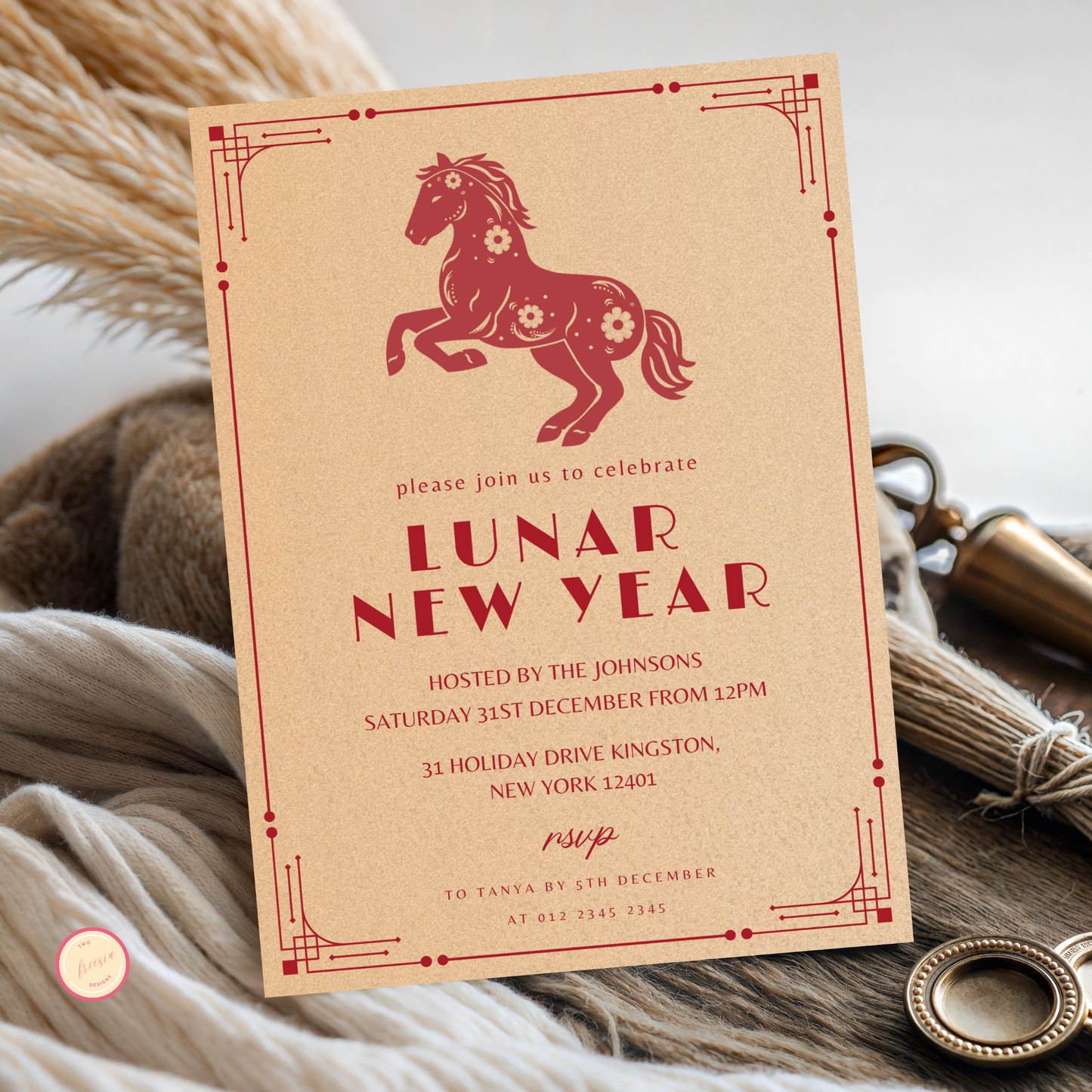 Chinese New Year Invitation