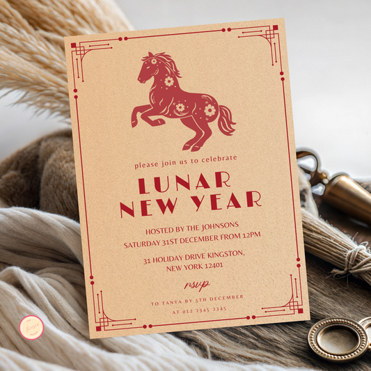 Chinese New Year Invitation