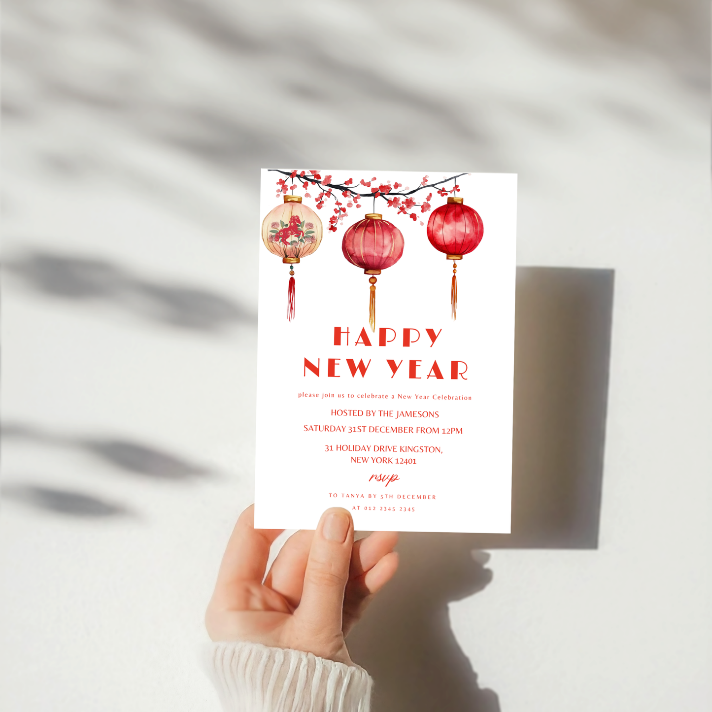 Chinese New Year Invitation