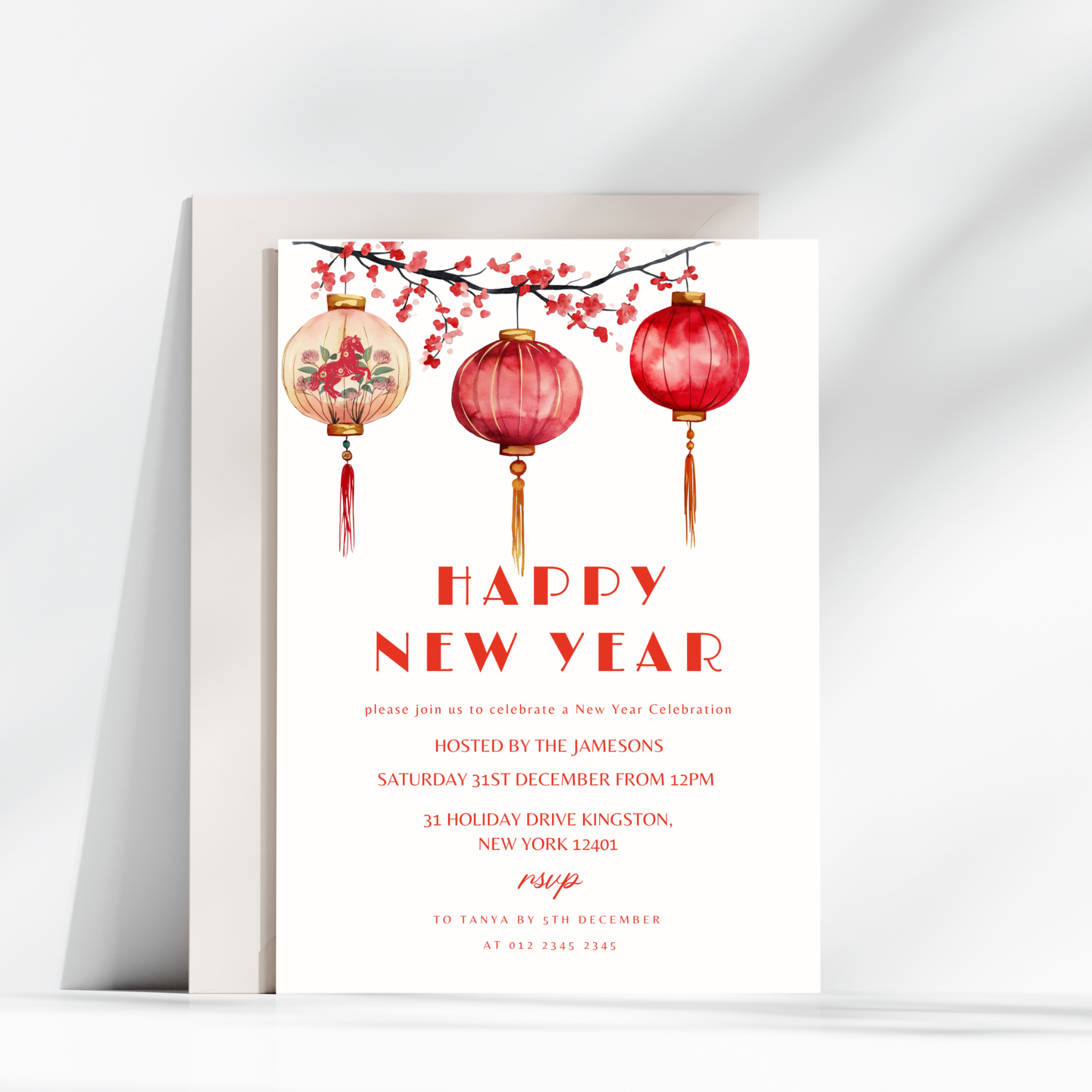 Chinese New Year Invitation