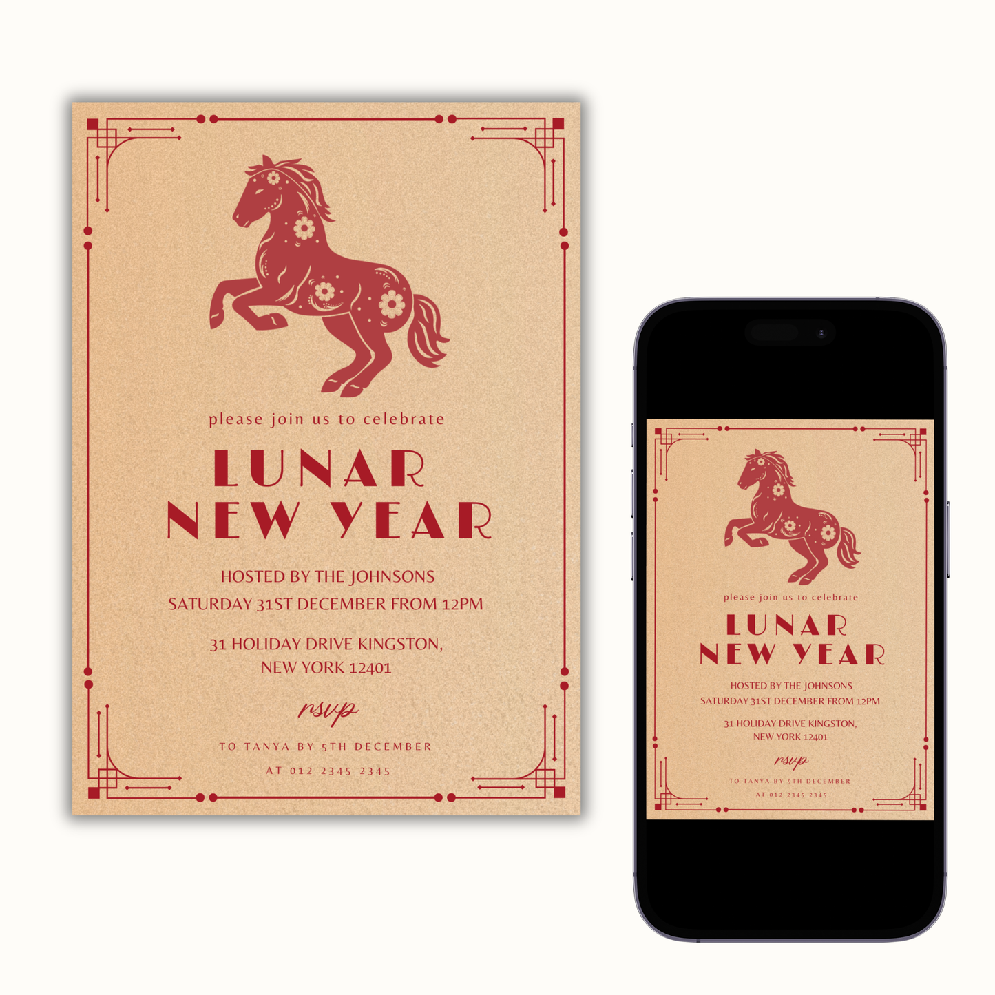 Chinese New Year Invitation