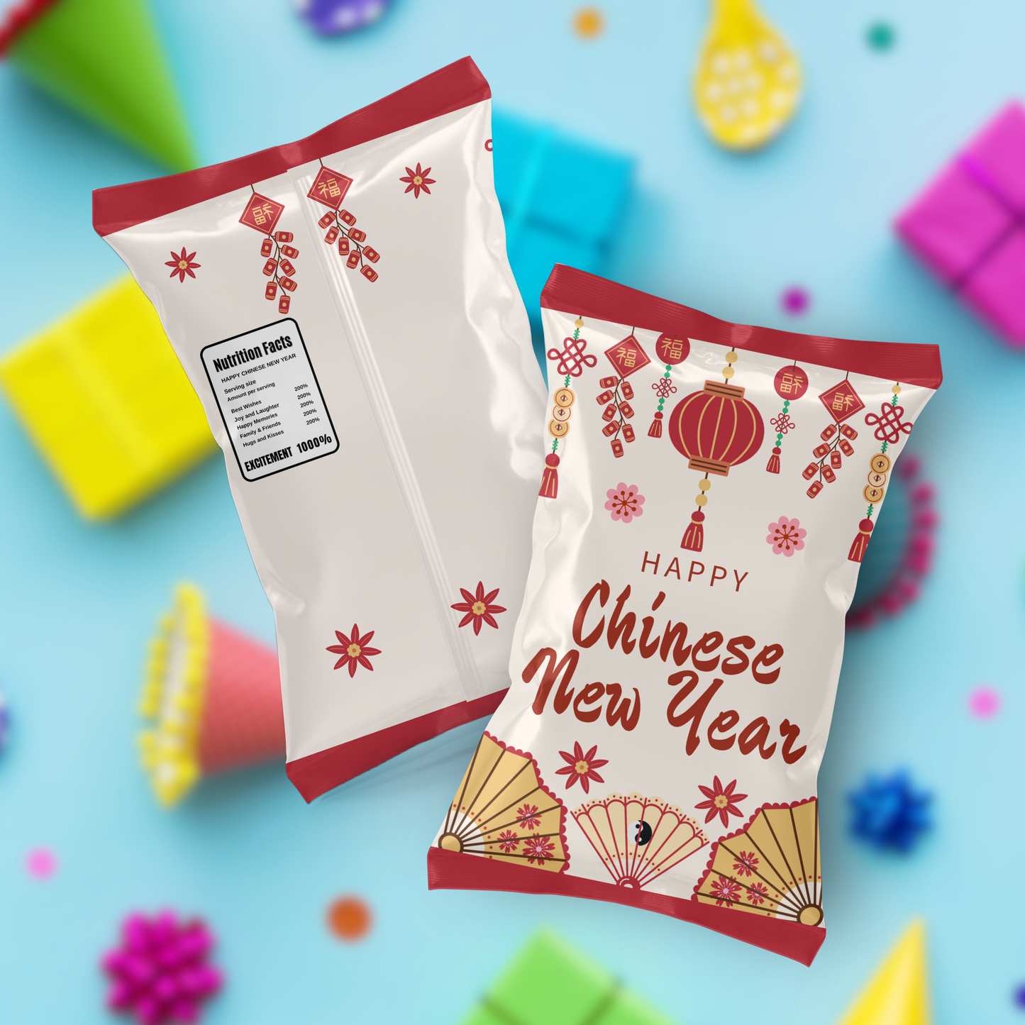 Chinese New Year Chip Bag