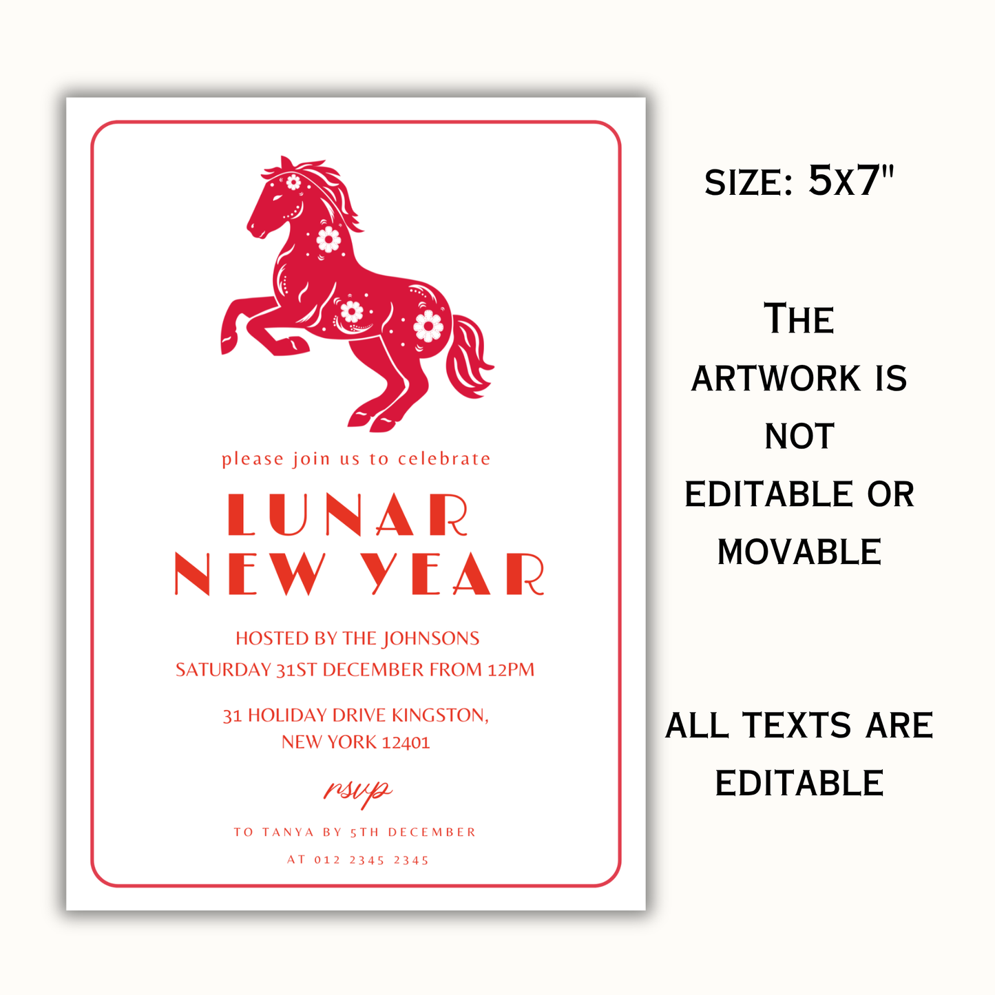 Chinese New Year Invitation | 2026