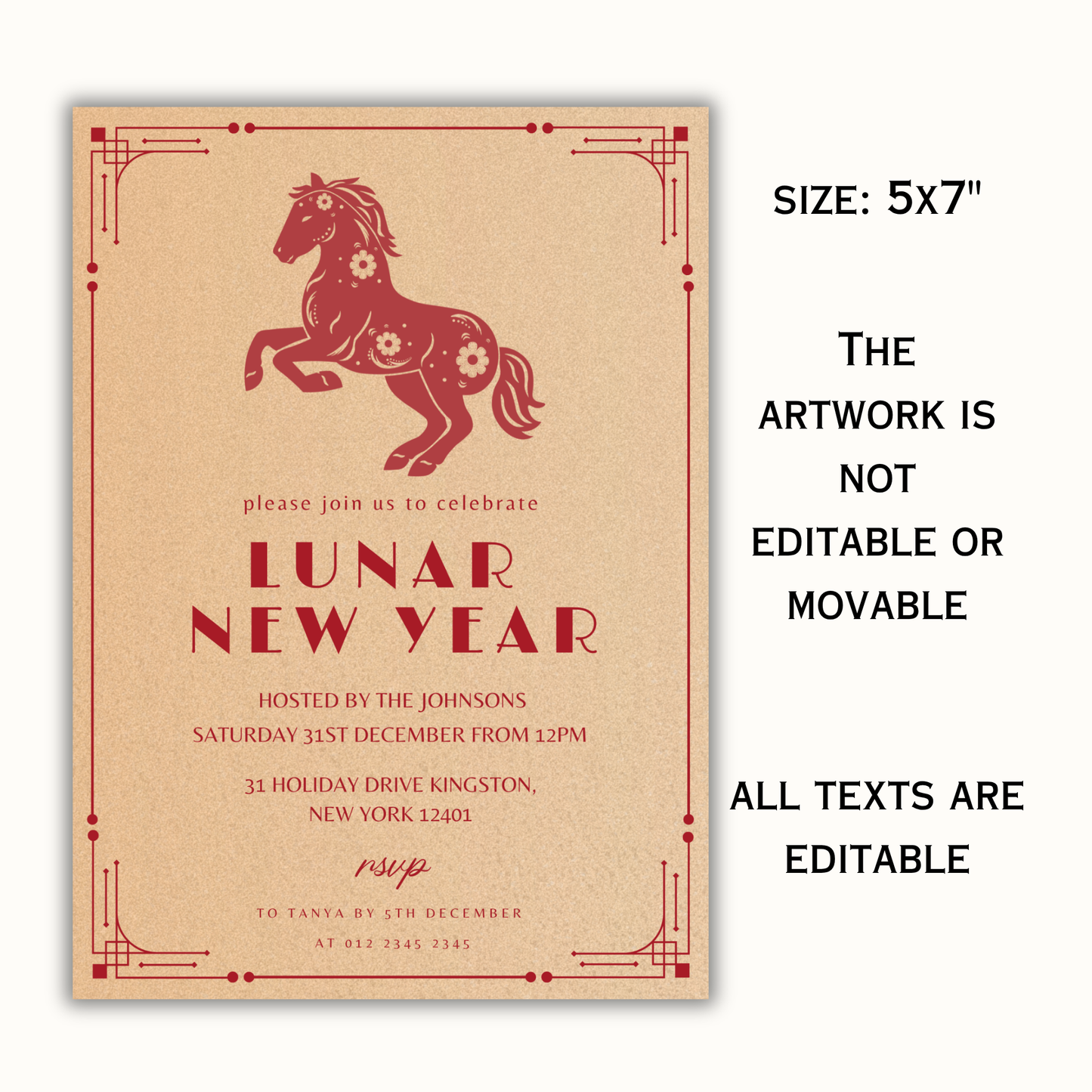 Chinese New Year Invitation