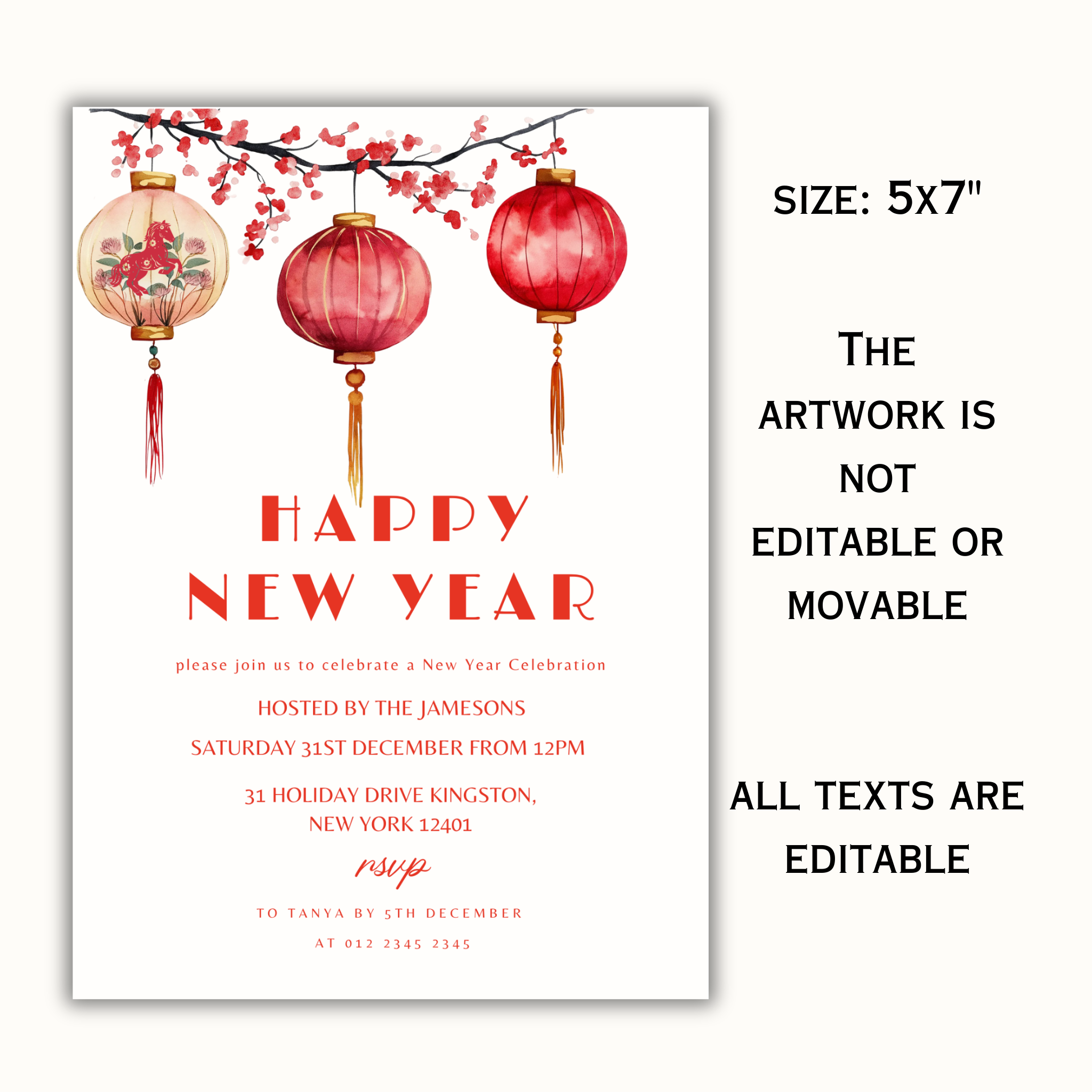 Chinese New Year Invitation