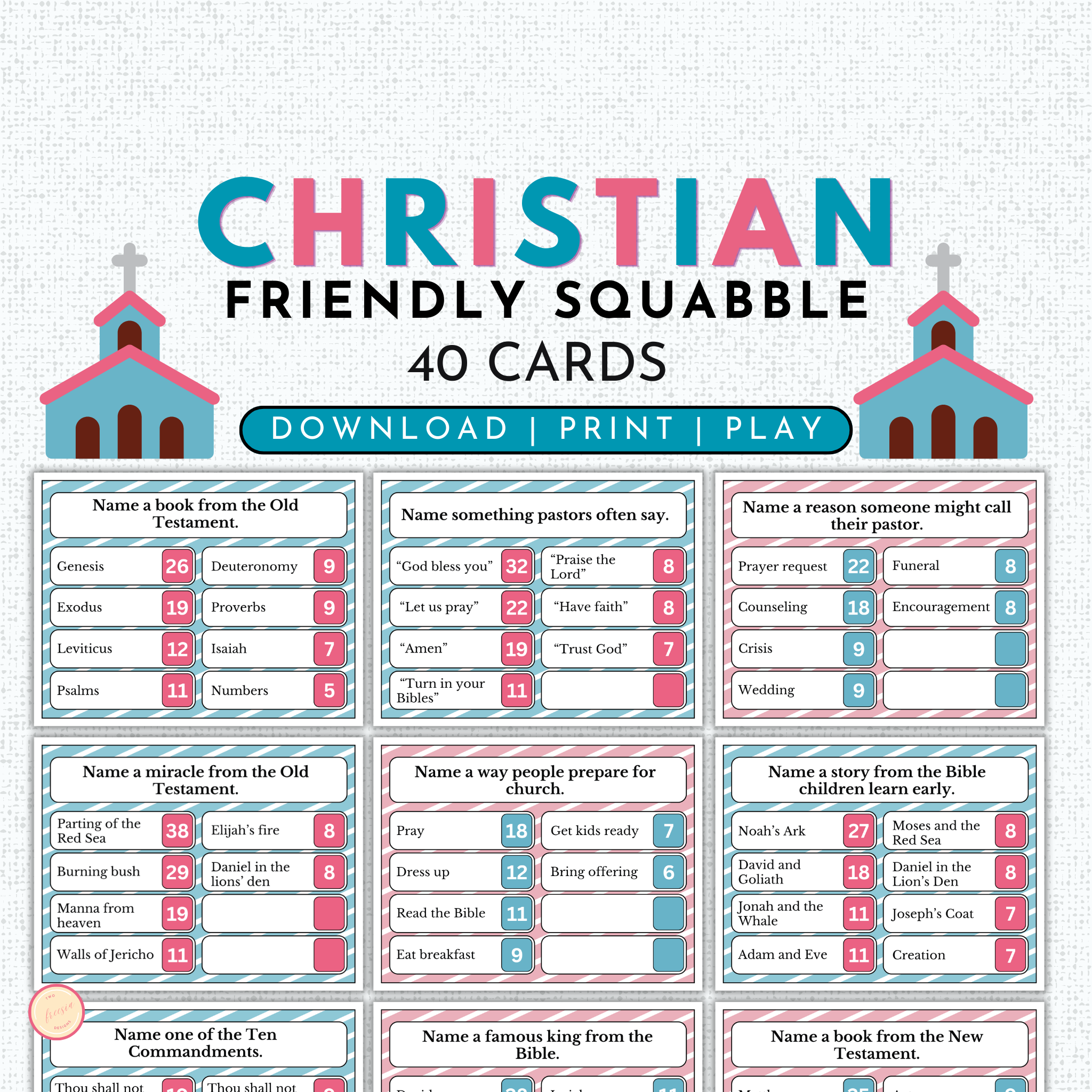 Christian Squabble Game