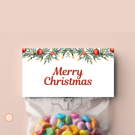 Christmas Treat Bag Topper