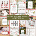 Christmas Bridal Shower Template Bundle #2