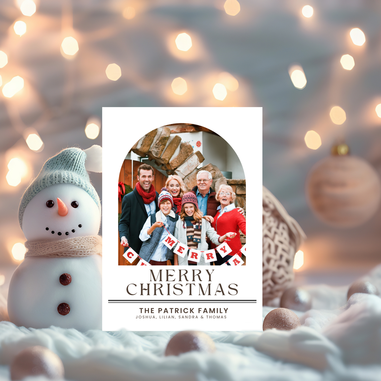Year in Review Photo Card Template