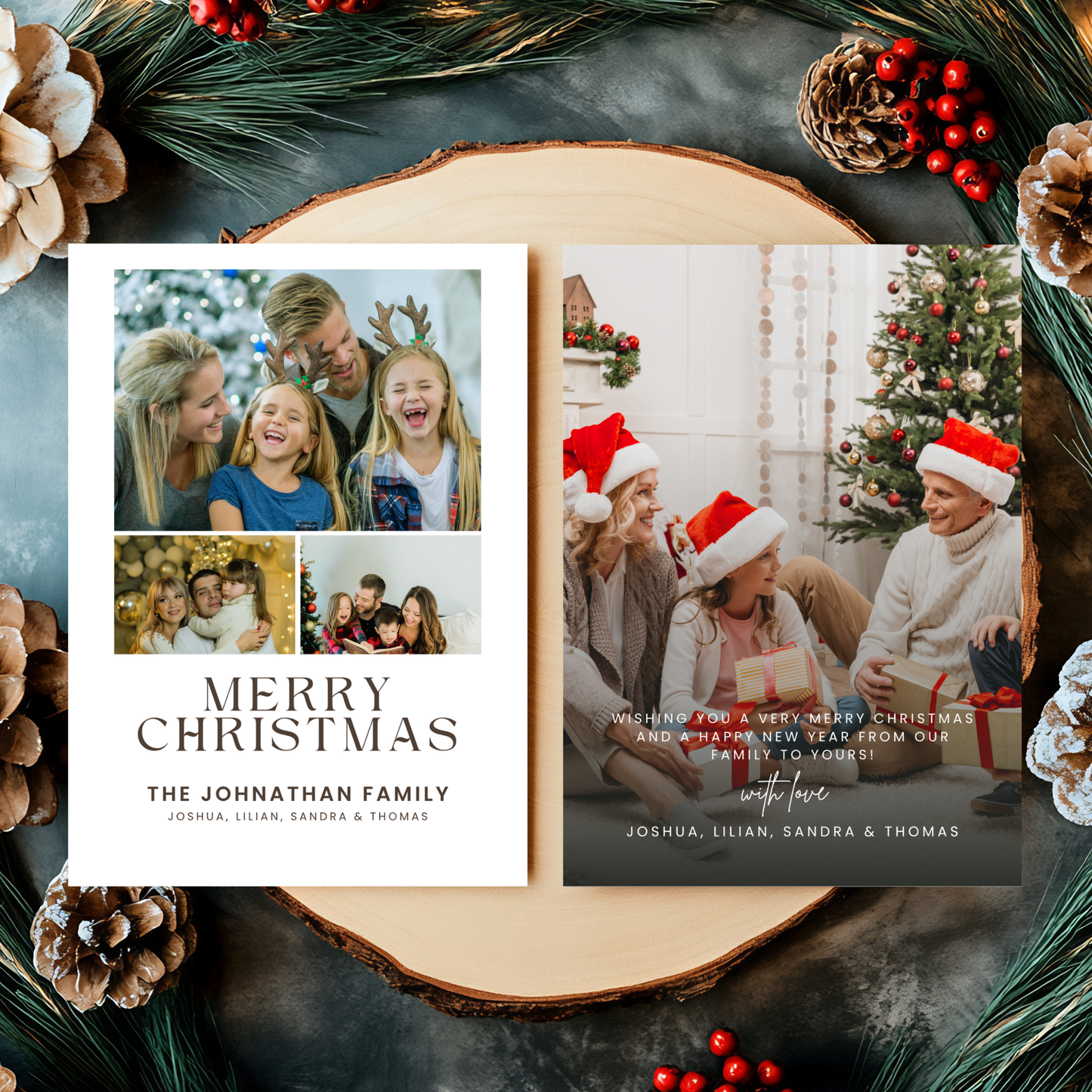 Holiday Photo Card Template