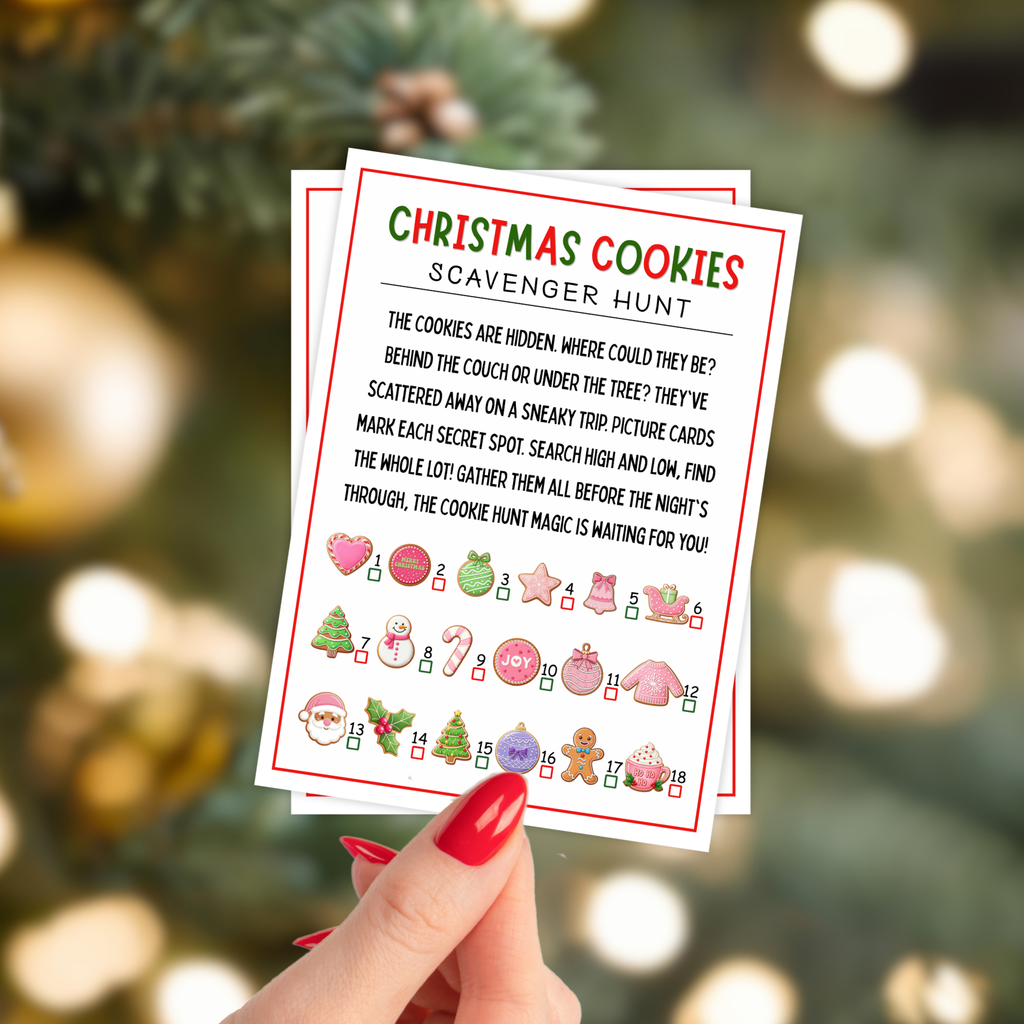 Christmas Cookies Scavenger Hunt