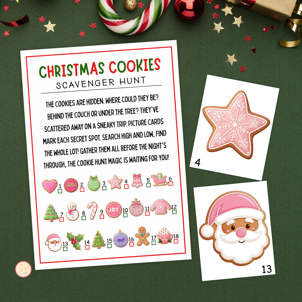 Christmas Cookies Scavenger Hunt