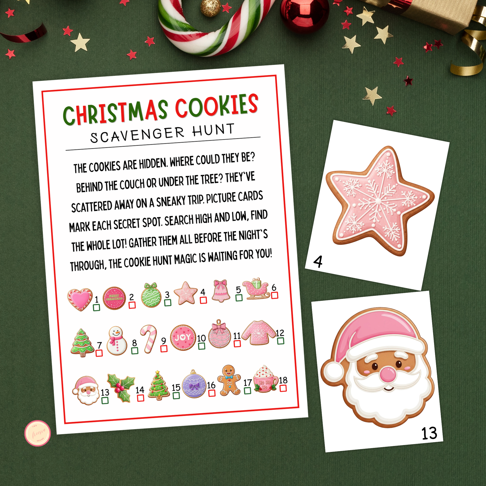 Christmas Cookies Scavenger Hunt