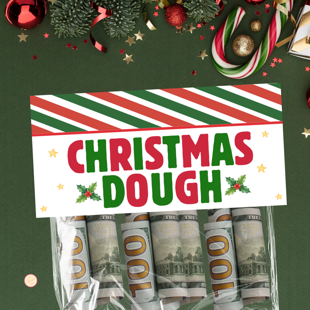 Christmas Dough Bag Topper