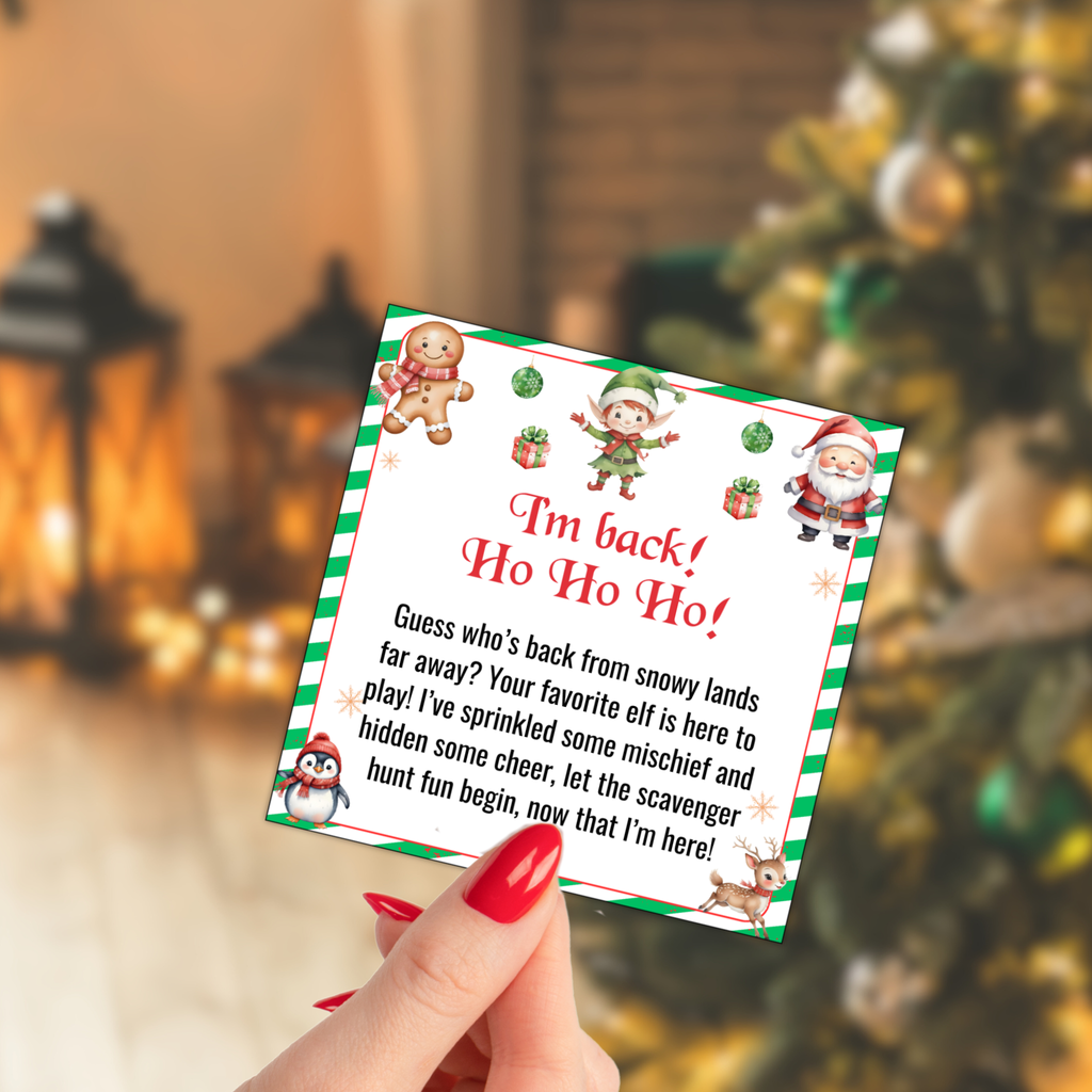 54 Elf Scavenger Hunt