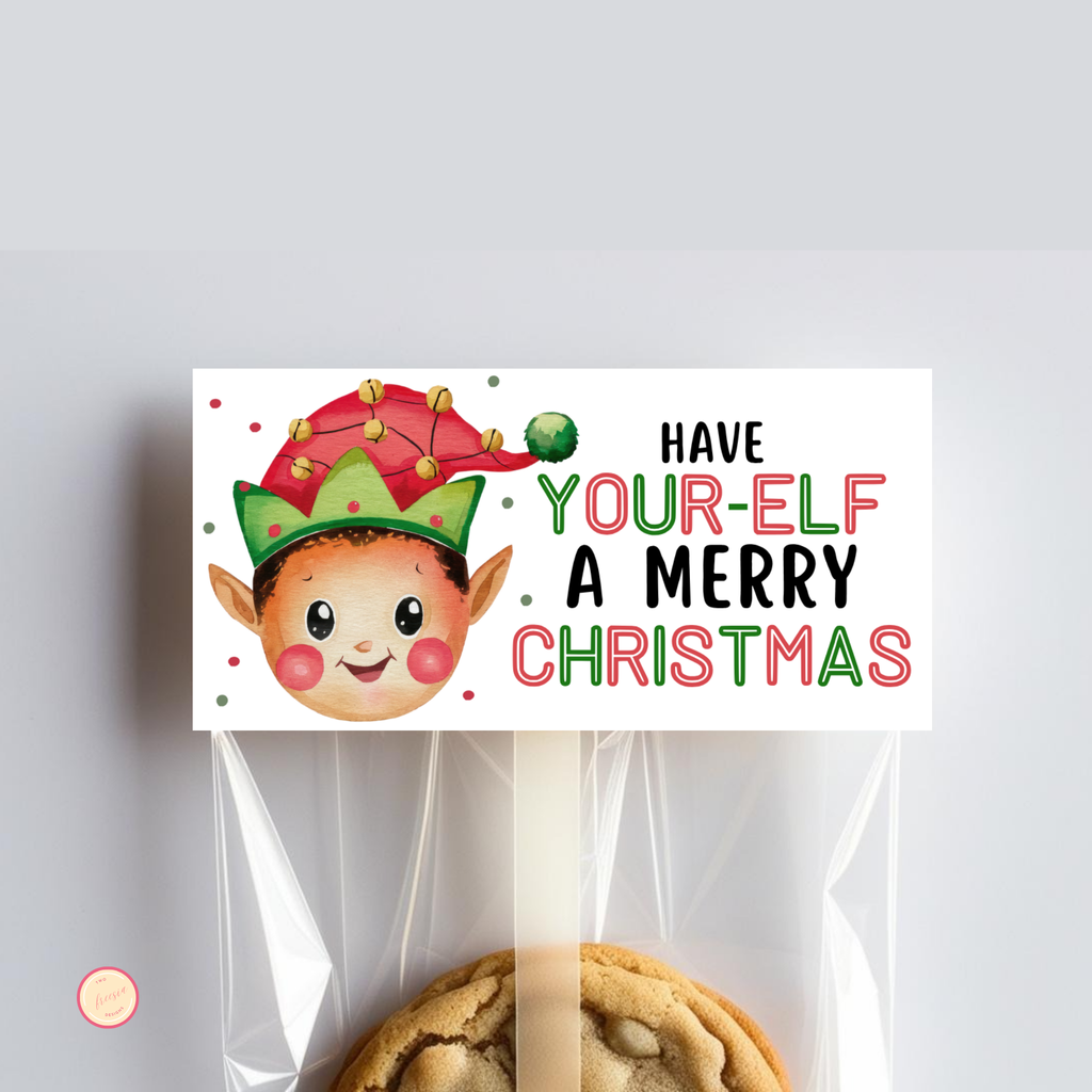 Elf Christmas Bag Topper