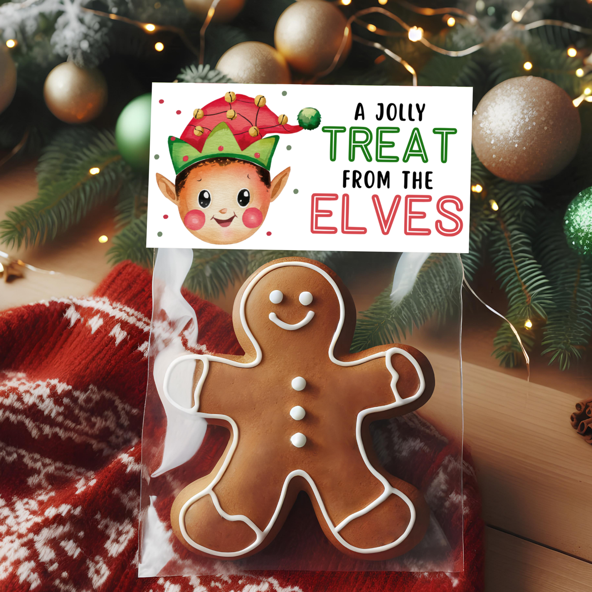Christmas Bag Topper - Elf