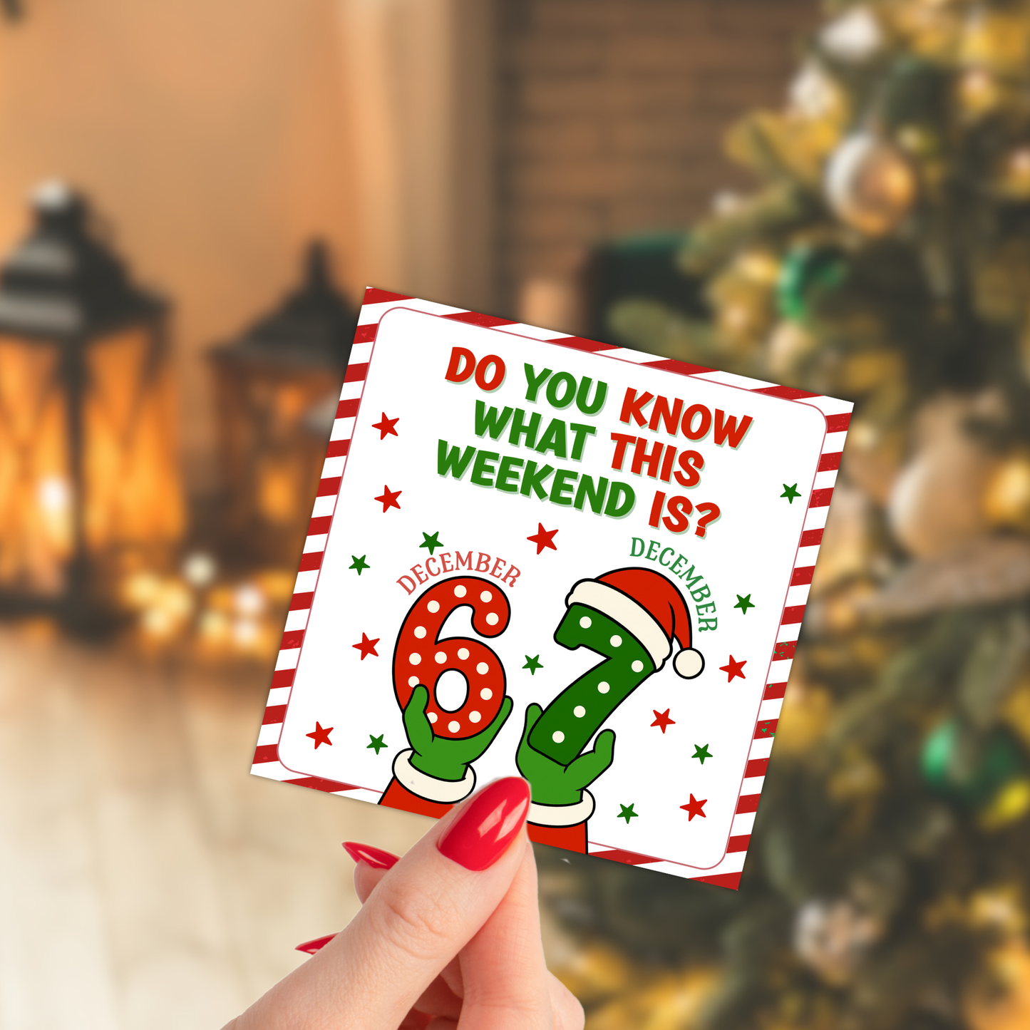 6-7 Theme Elf Note Cards