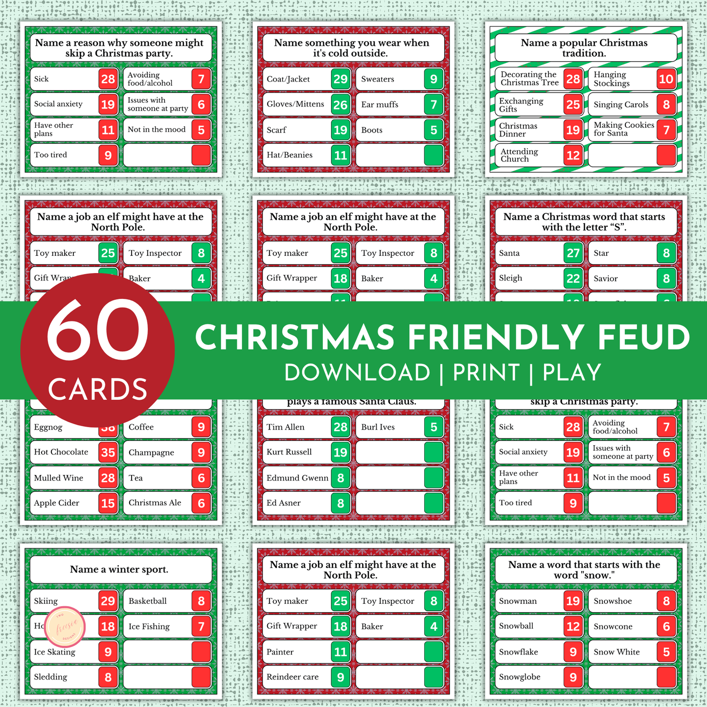 Christmas Friendly Feud
