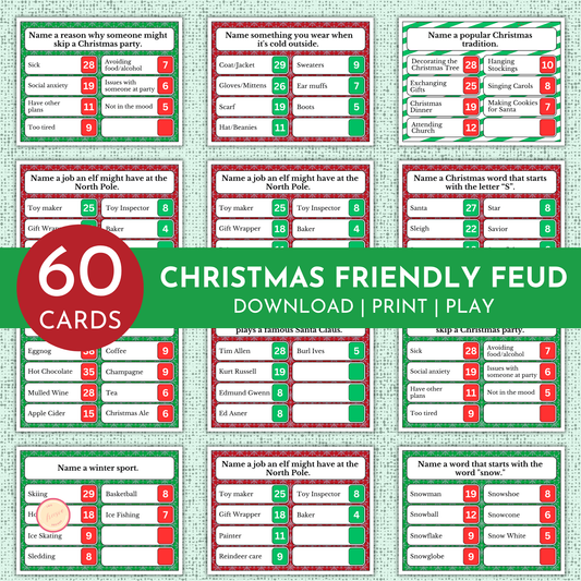 Christmas Friendly Feud