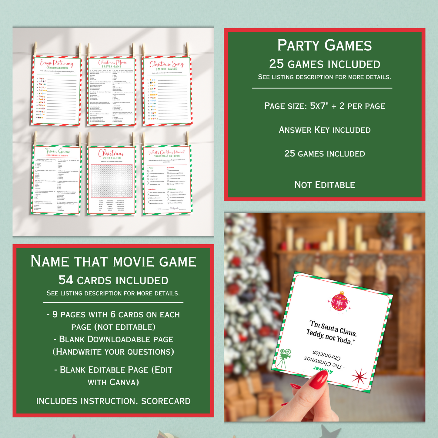 Ultimate Christmas Party Game Bundle 2