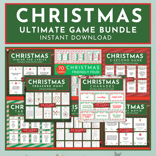 Ultimate Christmas Party Game Bundle 2