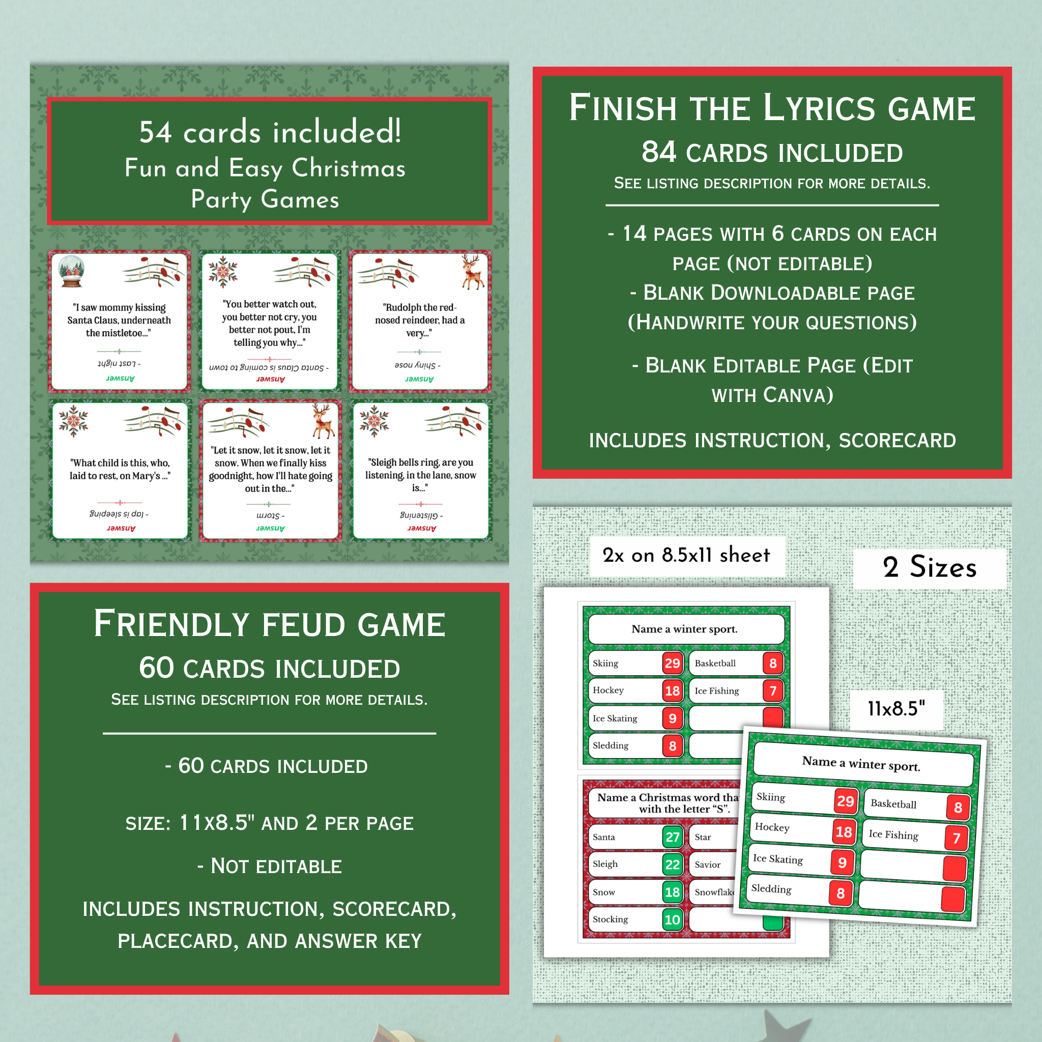 Ultimate Christmas Party Game Bundle