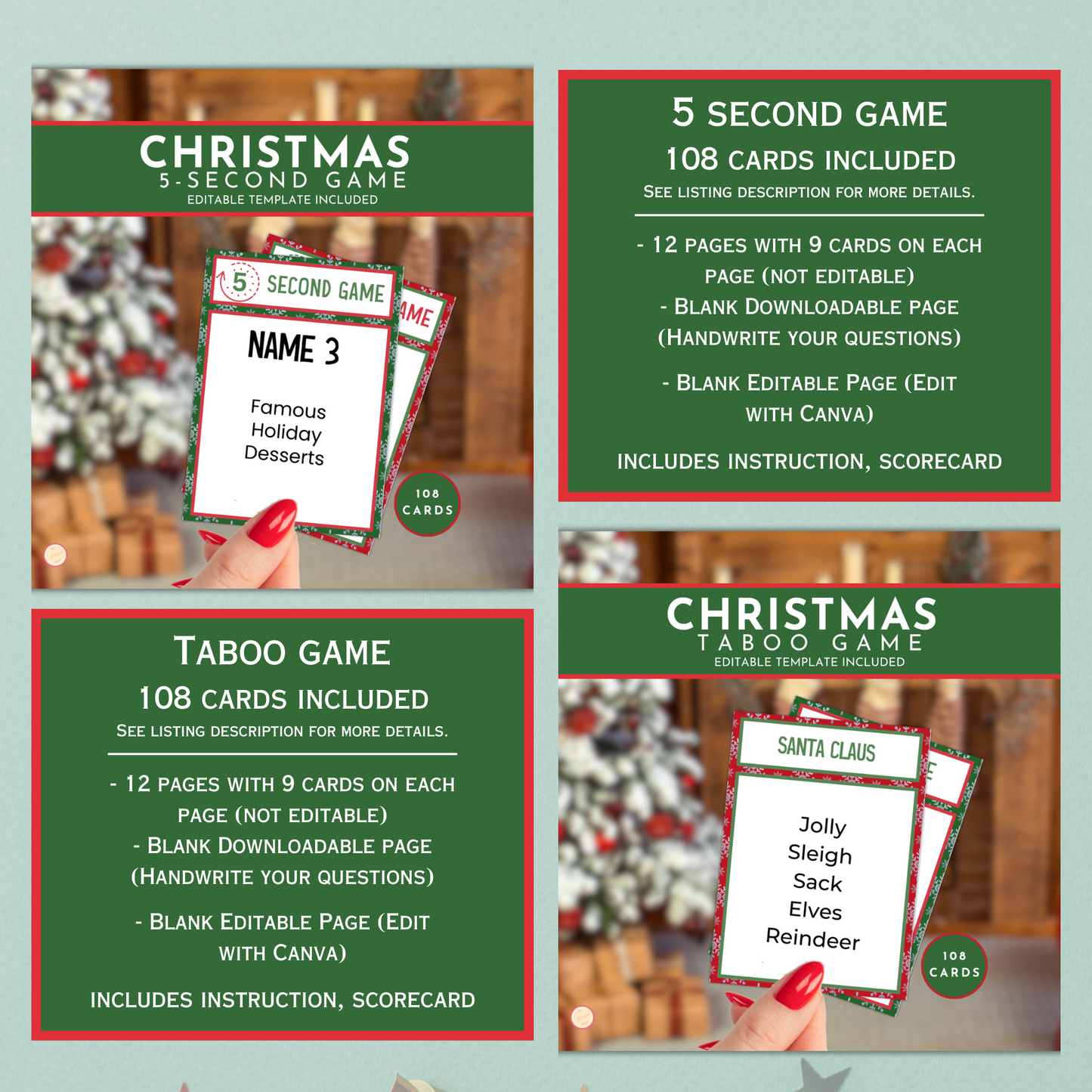 Ultimate Christmas Party Game Bundle