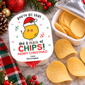 Christmas Potato Chip Label
