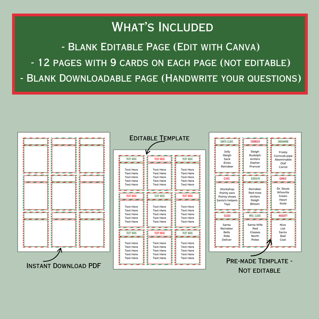 Christmas Taboo Game 01
