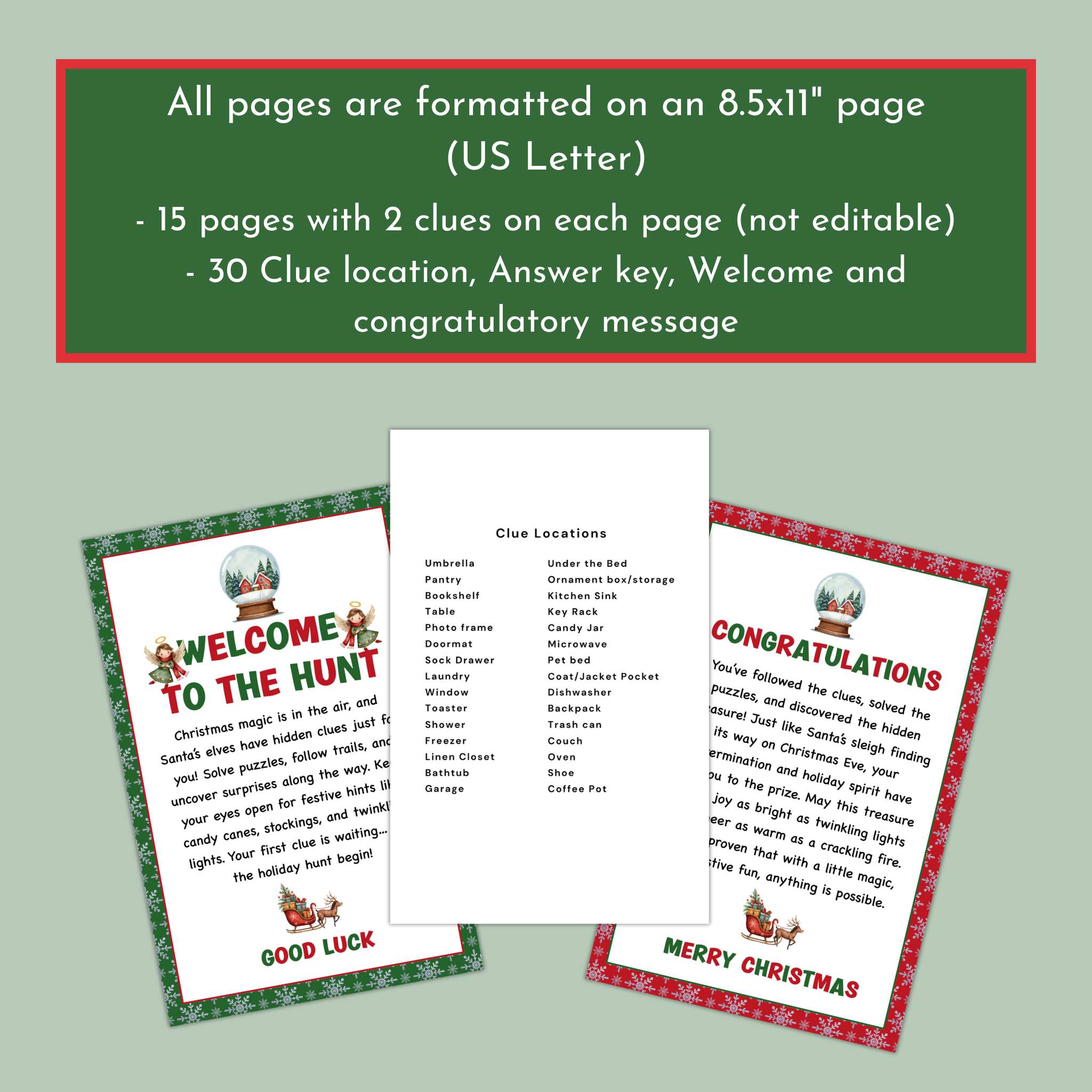 Christmas Treasure Hunt 01
