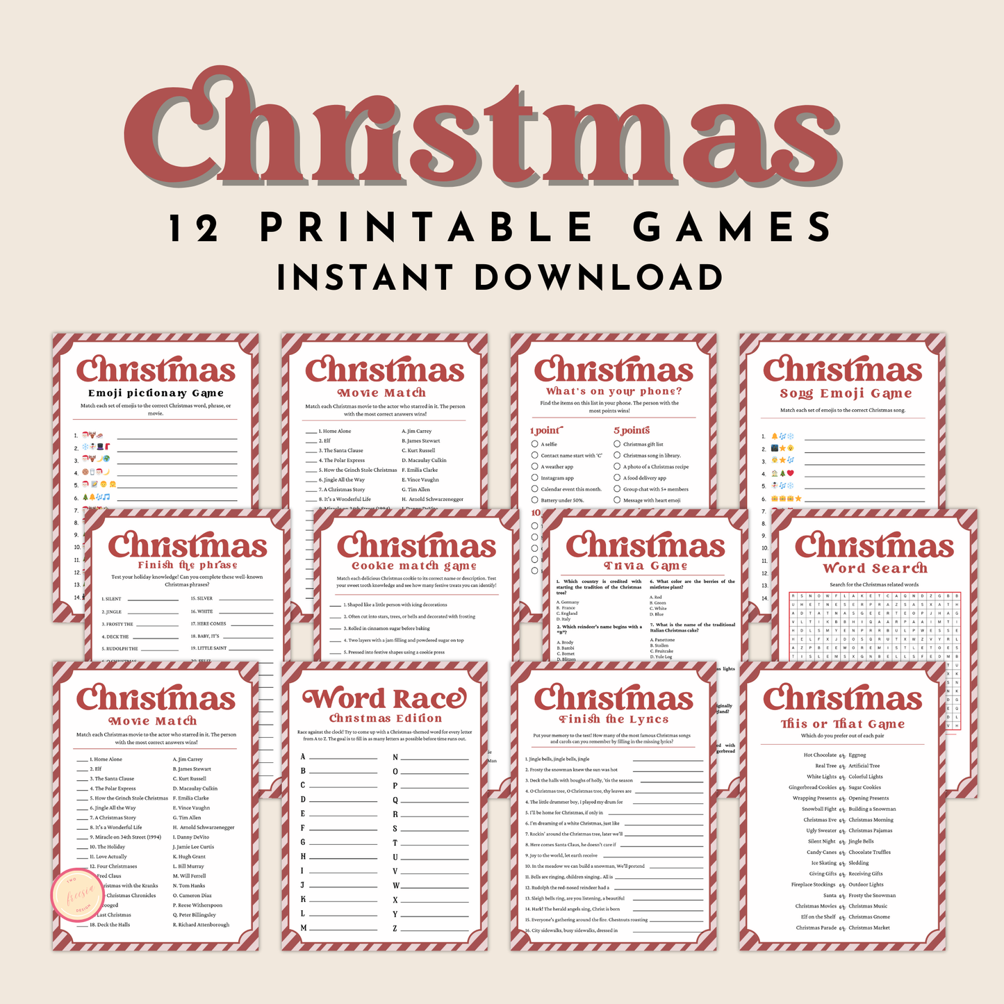12 Christmas Party Games