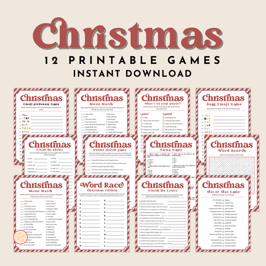 12 Christmas Party Games