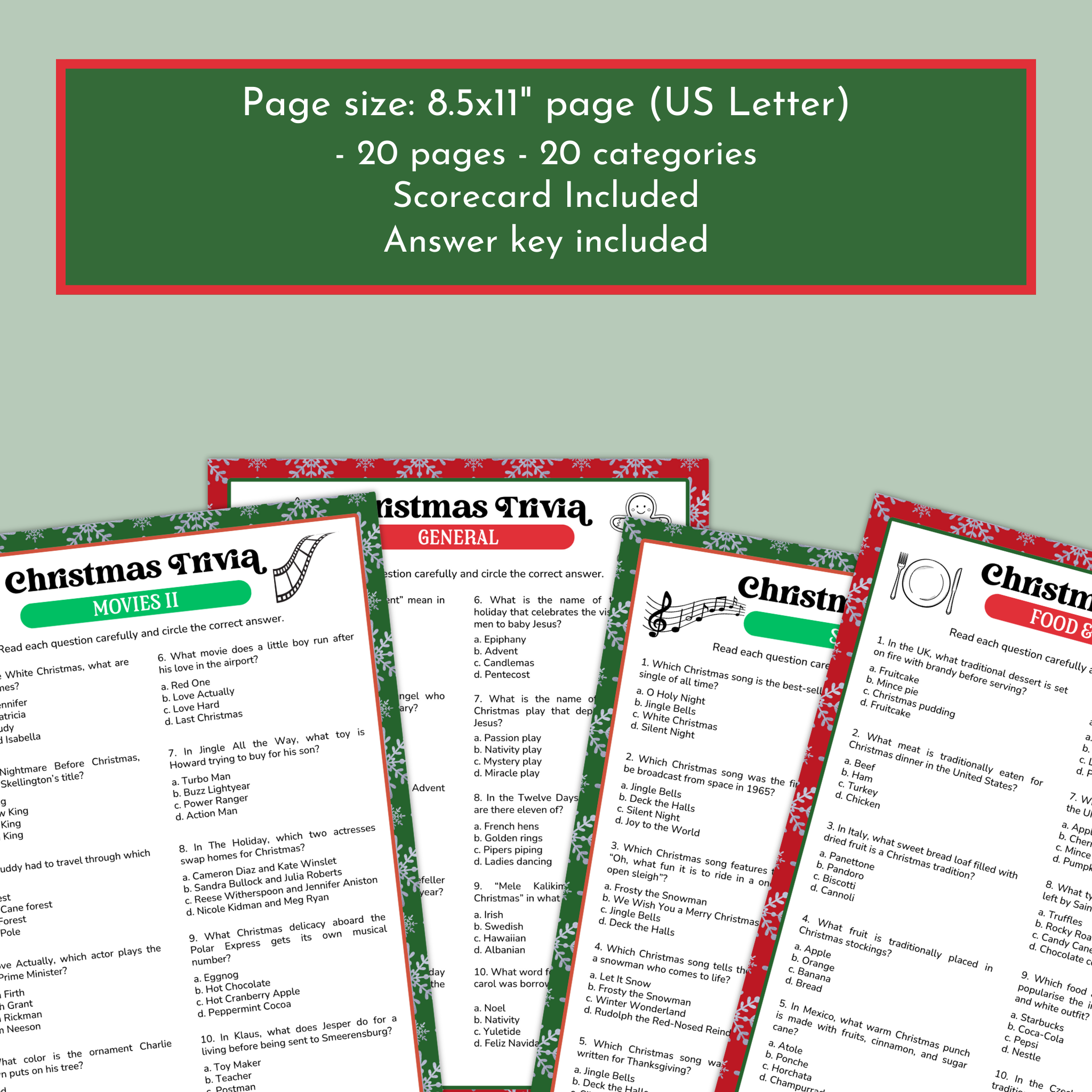 Christmas Trivia Game