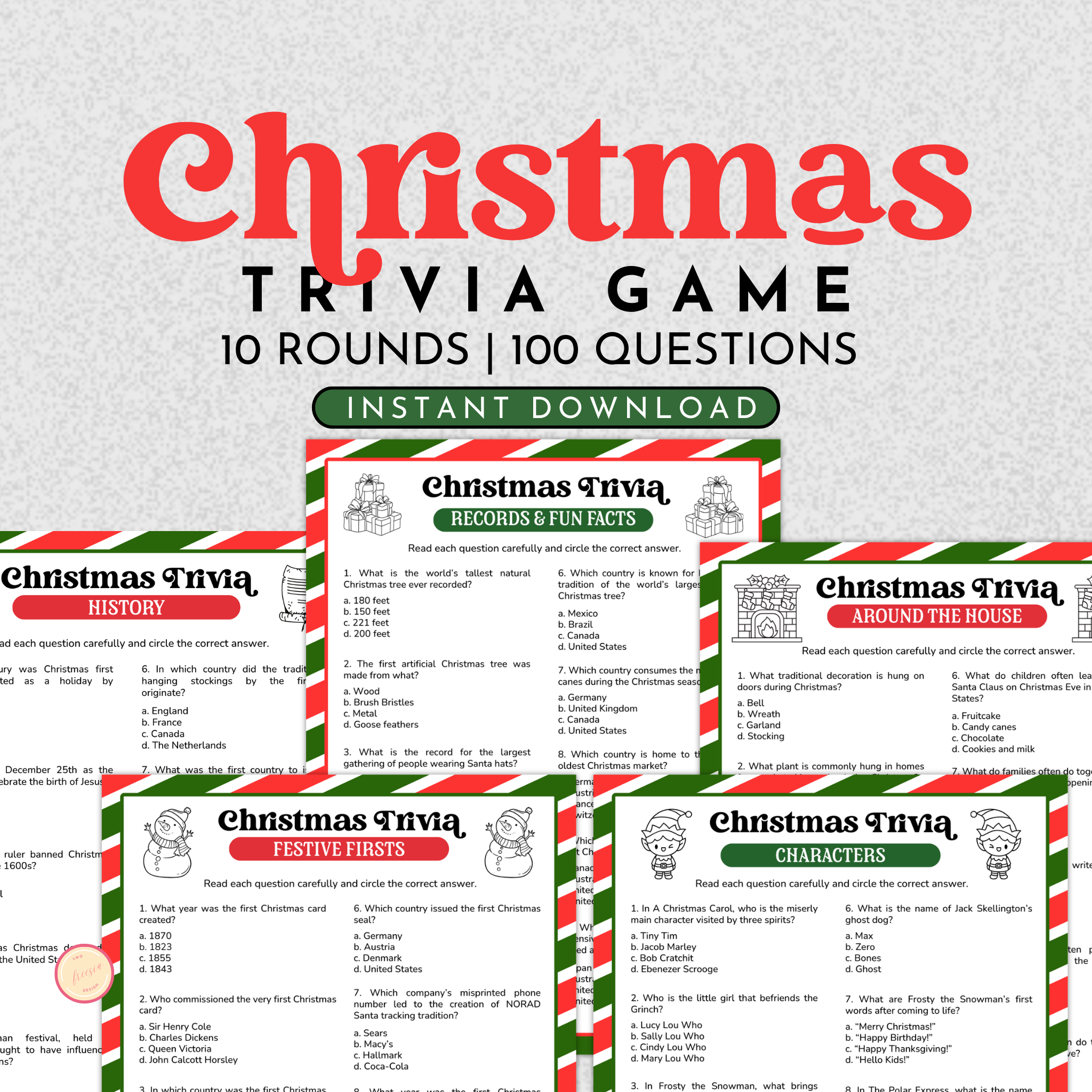 Christmas Trivia Game