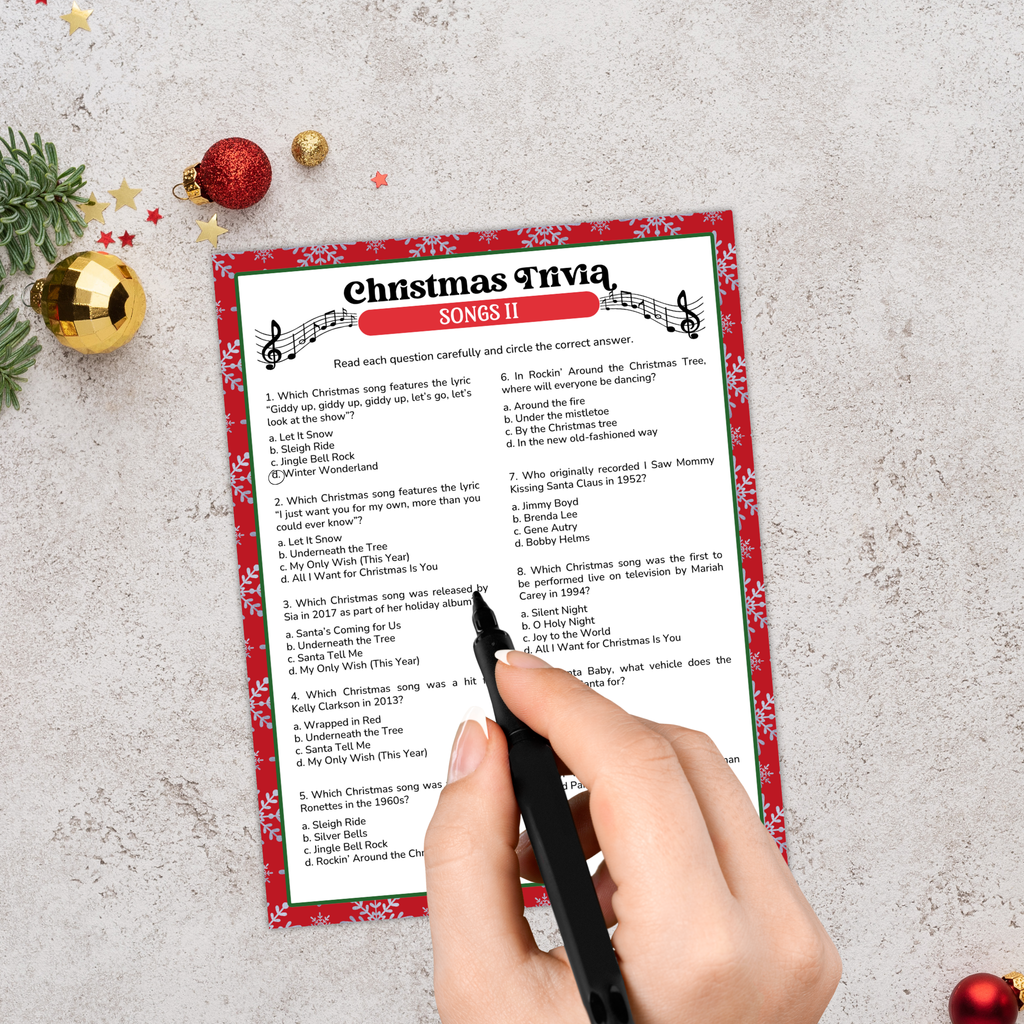 Christmas Trivia Game