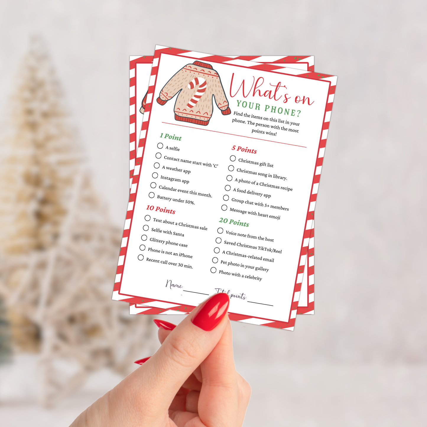 12 Ugly Sweater Christmas Party Games