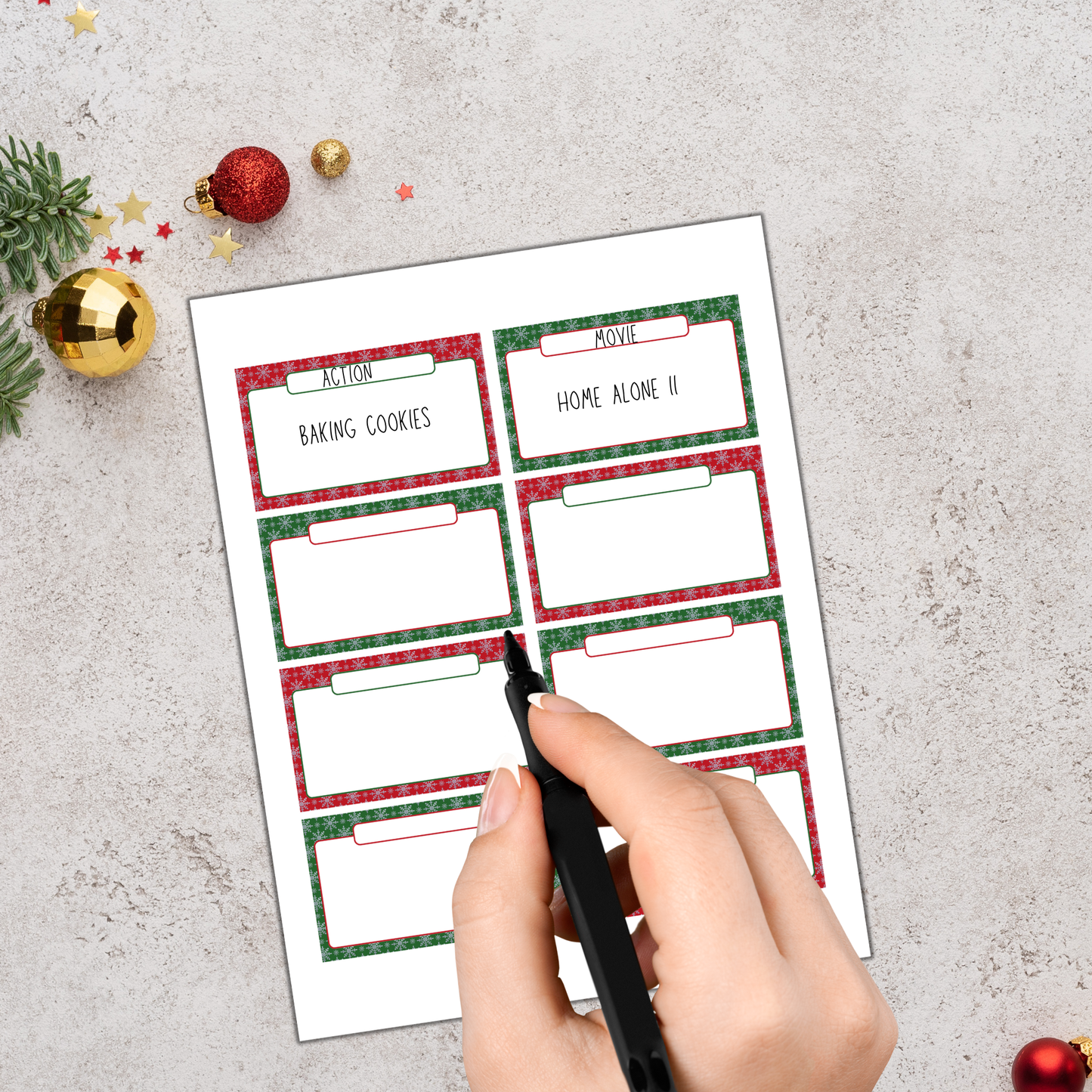 Christmas Charades Game